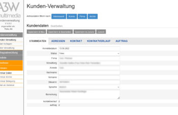 CRM-Kundenverwaltung